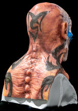 Load image into Gallery viewer, Ripface the Carnival Clown Silicone Mask "Tattooed Flesh Skin"