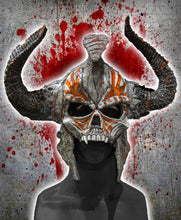 Load image into Gallery viewer, Bonecrusher Flex Foam Mask "White Bone Skin"