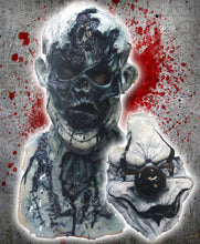 Load image into Gallery viewer, Tickles The Clown With Tear Away Face Silicone Mask "Blue Skin"